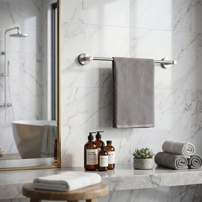 TowelGrip™ - Barre à ventouse pour serviettes