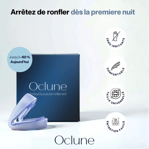 Embout buccal anti-ronflement