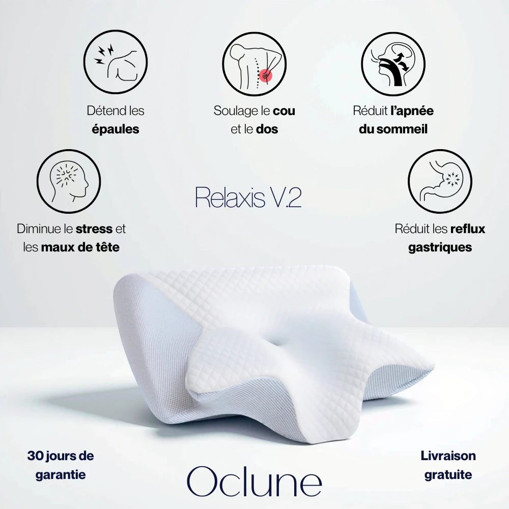 Oreiller ergonomique - Relaxis V.2