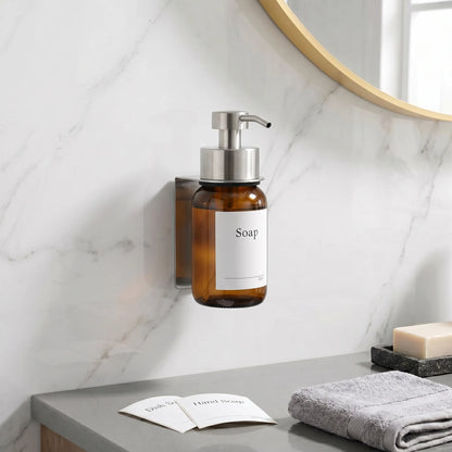 Distributeur de savon mural en verre