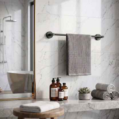 TowelGrip™ - Barre à ventouse pour serviettes