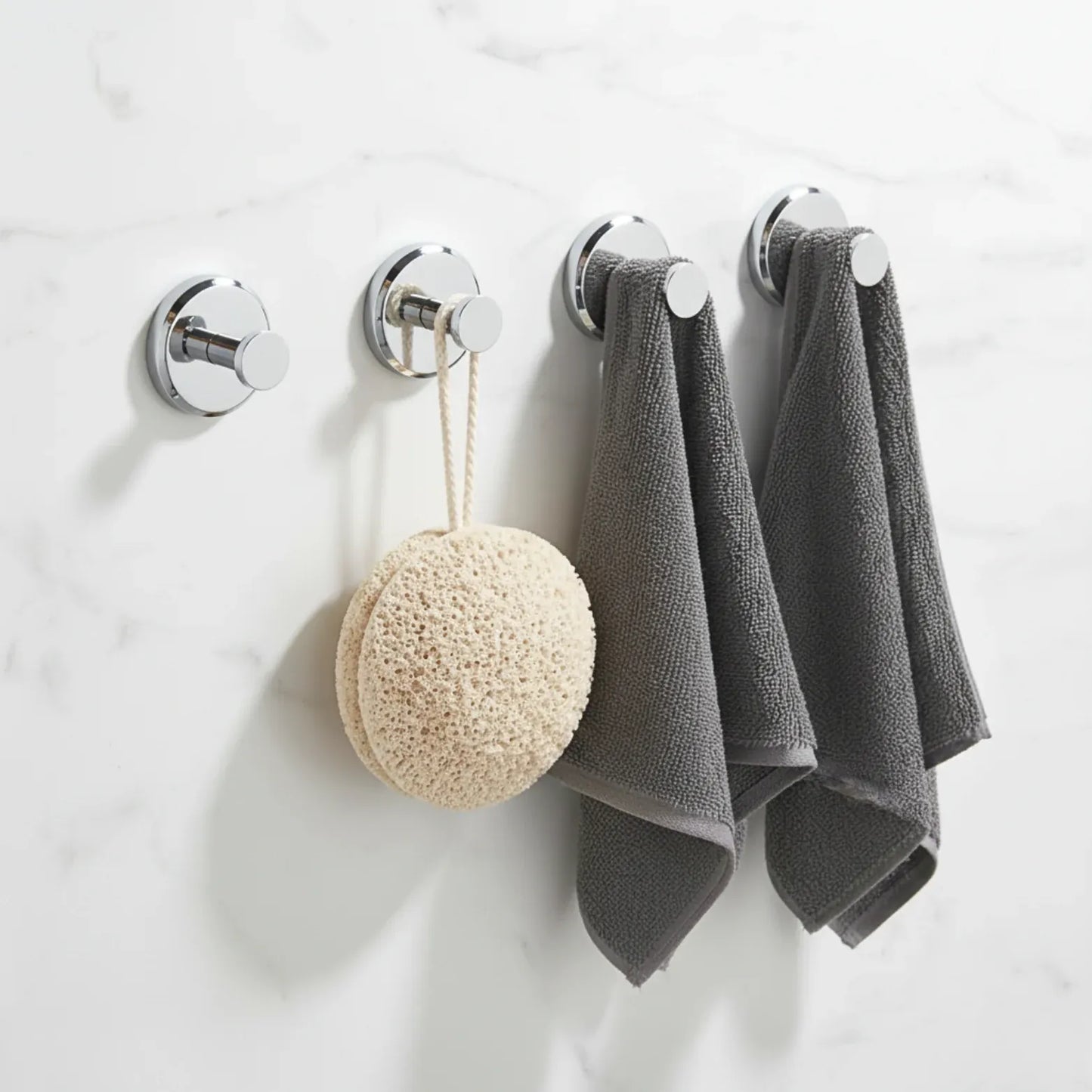 Grip™ - Pack de 4 crochets à ventouses