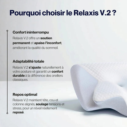 Oreiller ergonomique - Relaxis V.2