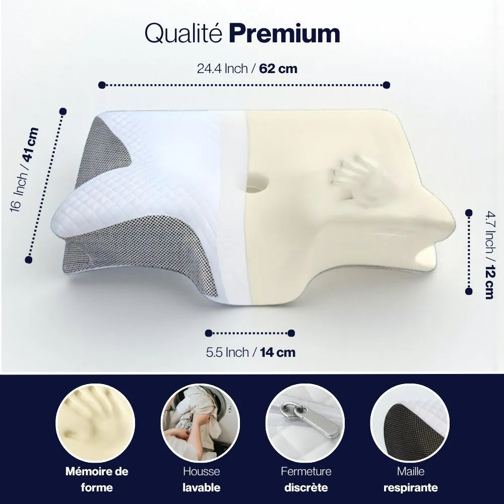 Oreiller ergonomique - Relaxis V.2