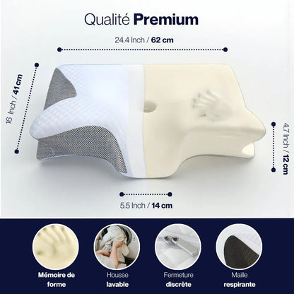 Oreiller ergonomique - Relaxis V.2