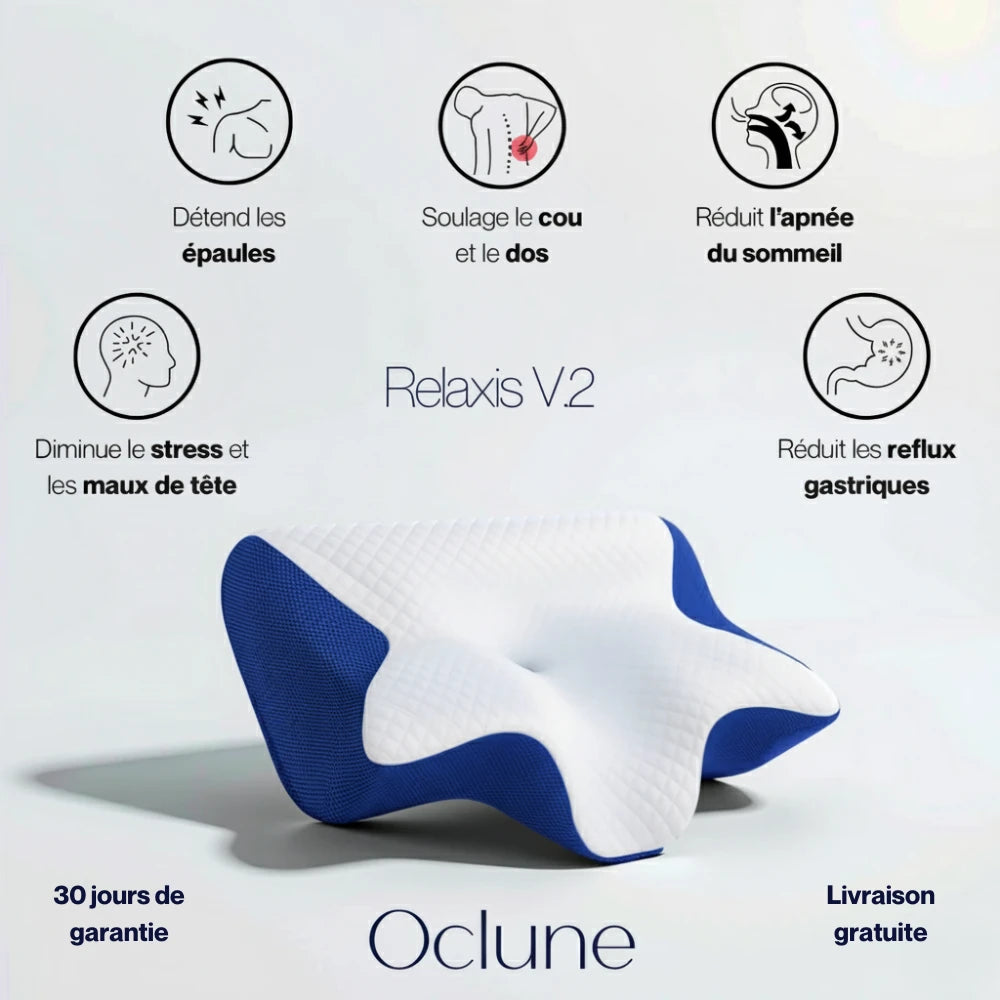 Oreiller ergonomique - Relaxis V.2